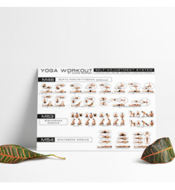 Плакат A.Sid М46 M53 M54 Гимнастика йогов. Система самонастройки.