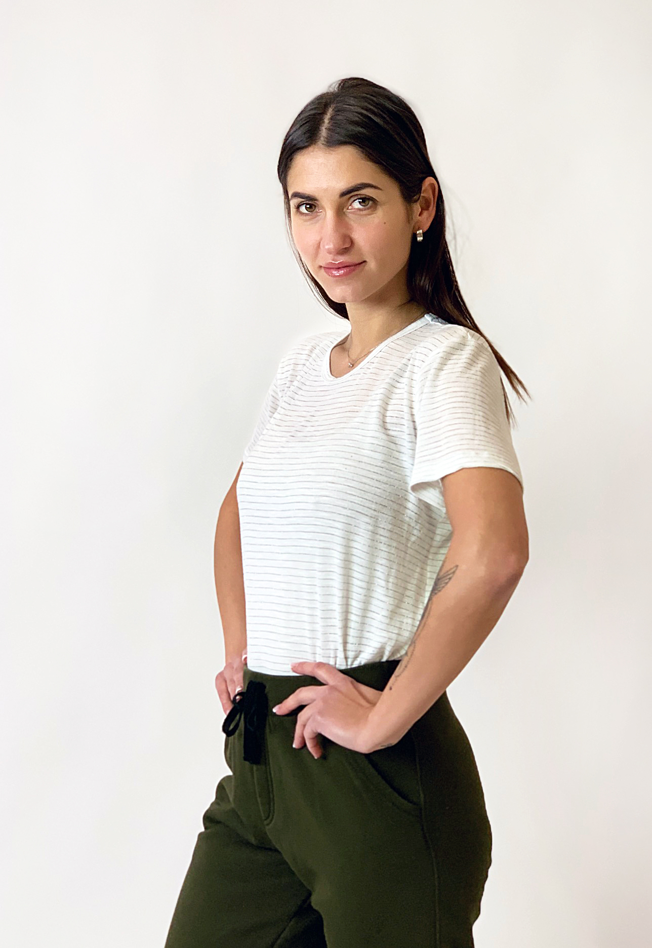 Футболка-боді жіноча Крема спортивна