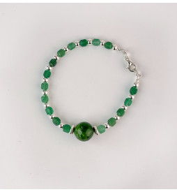 Браслет Нефритовий з Діопсидом від А. Сідерського