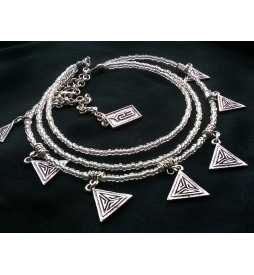 Колье Y23 с бисером