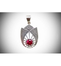 Кулон Квітка біла